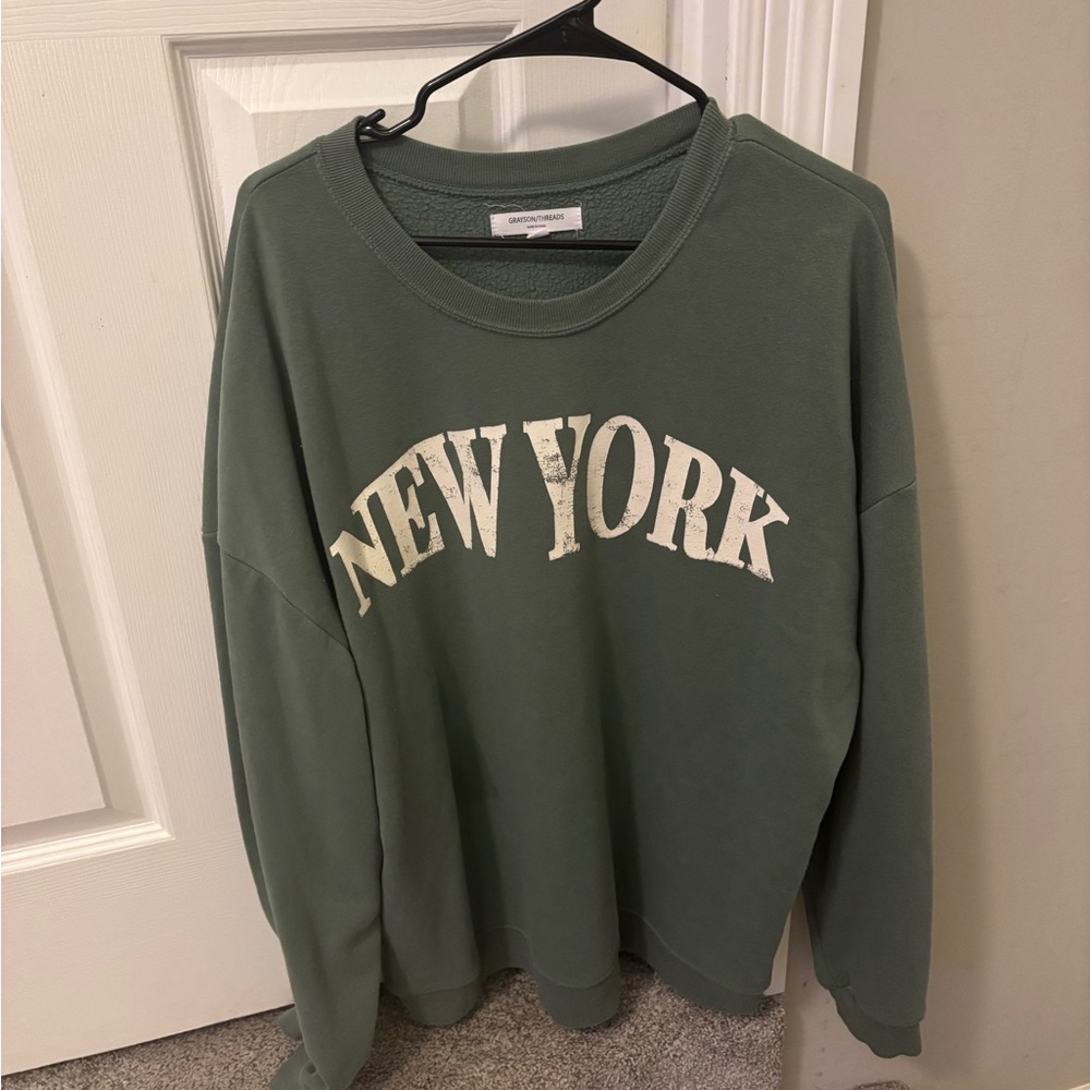 Green New York Sweatshirt